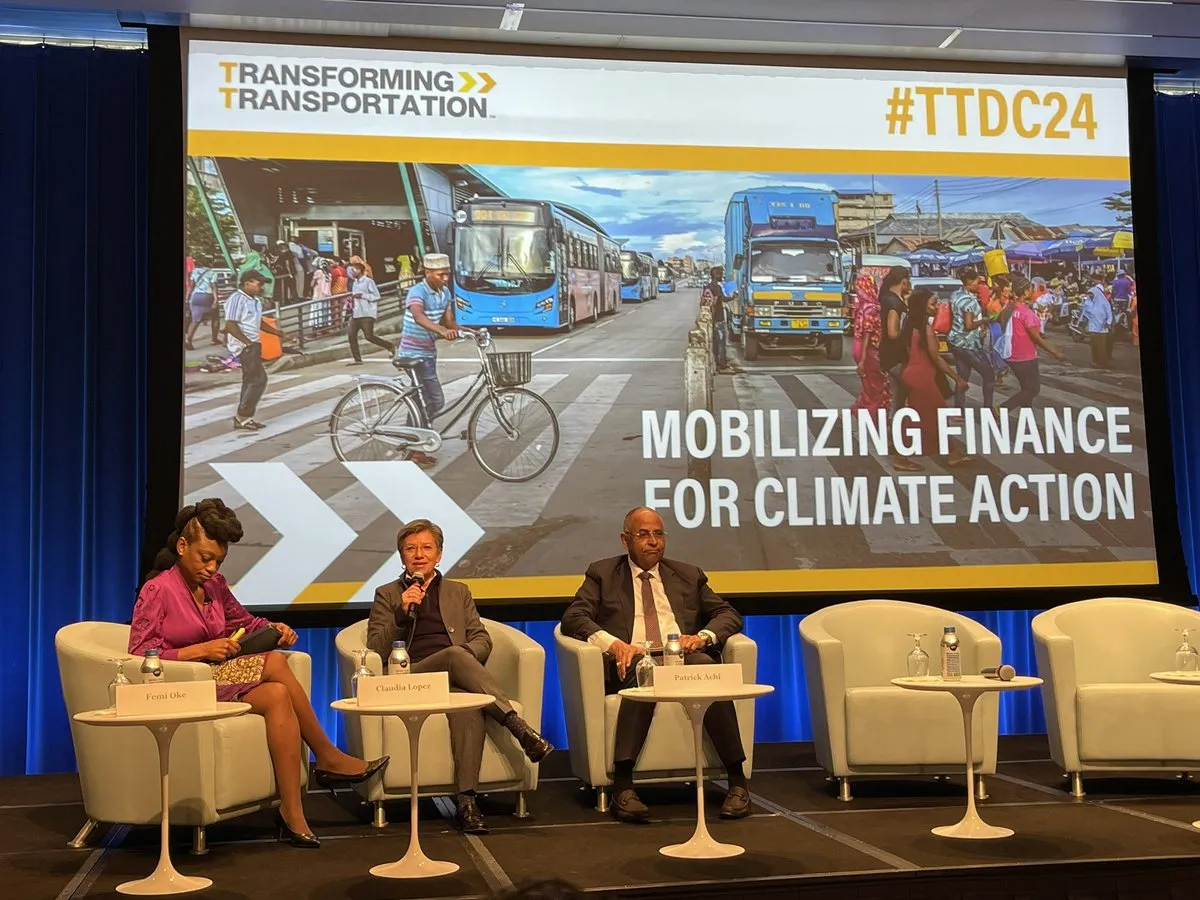 Mayor of Quito, Ecuador, speaking in TTDC24