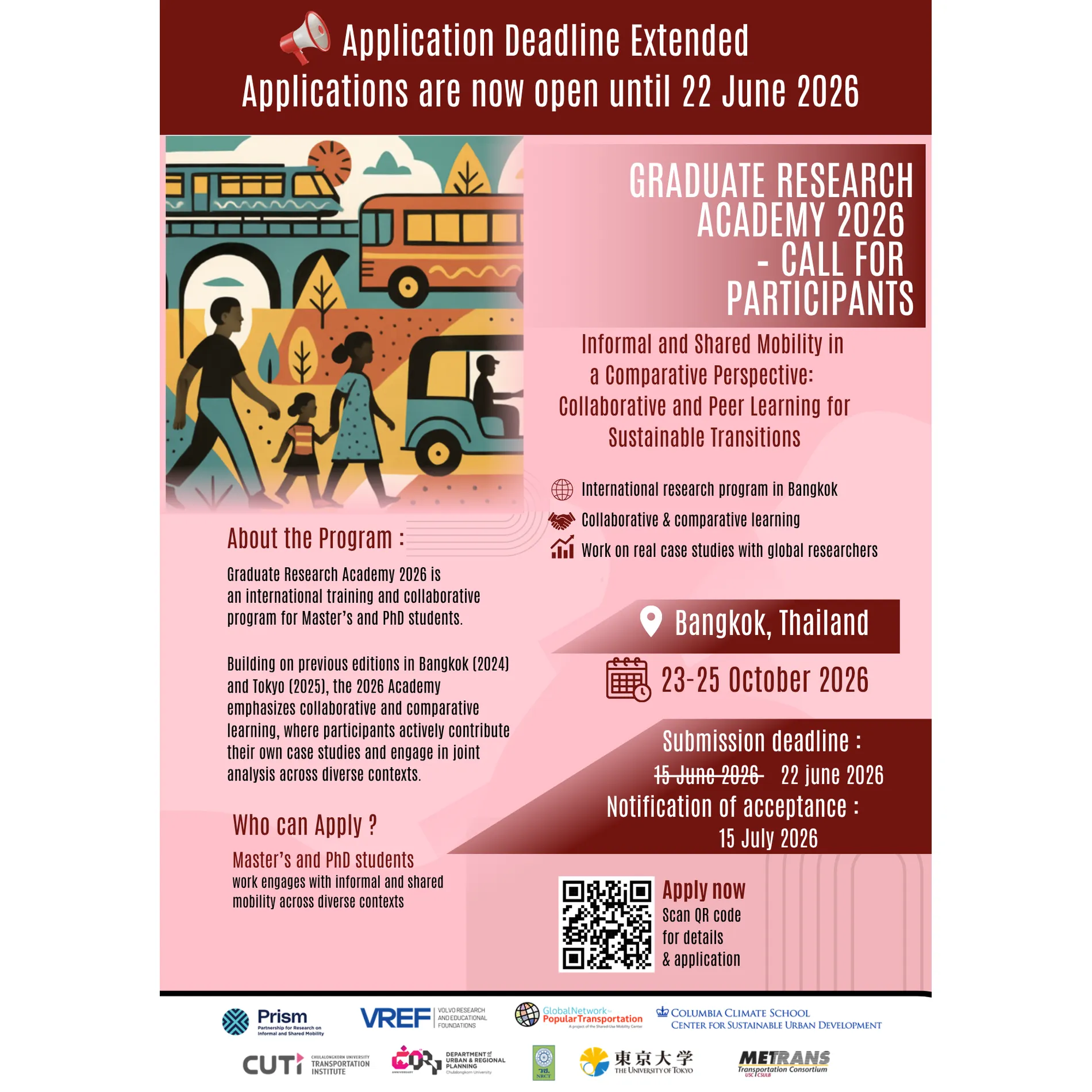 Graduate Research Academy 2026 - Deadline Extended!